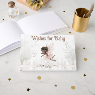 A Little Fairy is onderweg naar het Baby shower Gastenboek