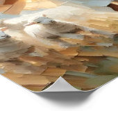 A Little Family, Digital Christian Art, Jesus Resc Poster (Hoek)