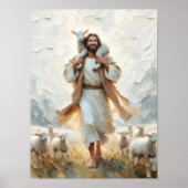 A Little Family, Digital Christian Art, Jesus Resc Poster (Voorkant)