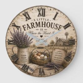 A Little Farmhouse Is Where the Heart Is Lavender Grote Klok