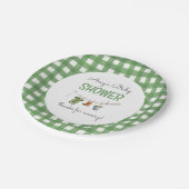 A Little Fisherman Baby Shower Papieren Bordje (Gekanteld)