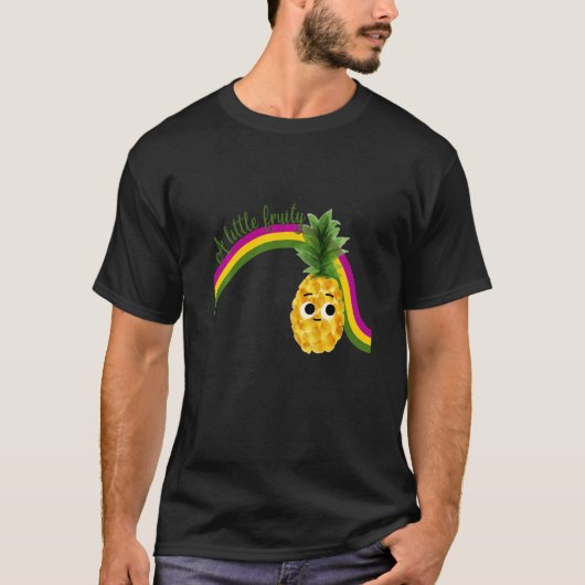 A little fruity with pineapple and rainbow for pri t-shirt (Voorkant)