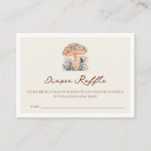 A Little Fun Guy Mushroom Fall Baby Shower  Informatiekaartje (Voorkant)