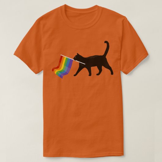 a little gay cat friend t-shirt (Design voorkant)