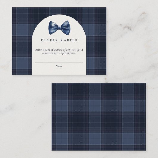 A Little Gentleman is op weg naar het Baby shower Informatiekaartje (Voorkant / Achterkant)