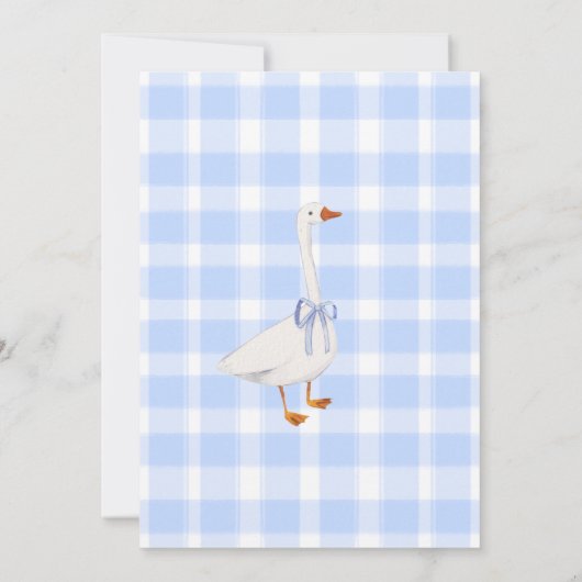 A little gosling blue kaart (Achterkant)