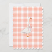 A little gosling is on the way kaart (Achterkant)