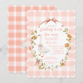 A little gosling is on the way kaart (Voorkant / Achterkant)