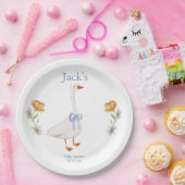 a little gosling is on the way papieren bordje (Feest)