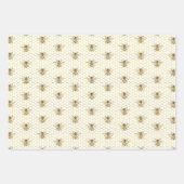 A little Honey Is On The Way Baby Shower Inpakpapier Vel (Voorkant)