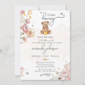 A Little Honey is on the Way Baby shower Invites Kaart (Voorkant)