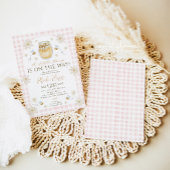 A Little Honey is on the Way Baby Shower  Kaart