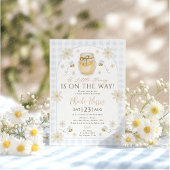 A Little Honey is on the Way Baby Shower  Kaart