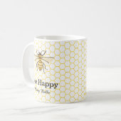 A little Honey Is On The Way Baby Shower Koffiemok (Voorkant links)