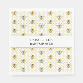 A little Honey Is On The Way Baby Shower Napkins Servet
