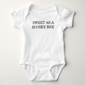 A little Honey Is On The Way Baby Shower Romper (Voorkant)