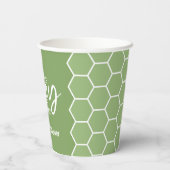 A Little Honey Is On The Way beroemd gemaakt door  Papieren Bekers (Achterkant)