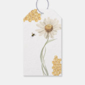 A Little Honey On The Way Personalized Baby Shower Cadeaulabel (Achterkant)