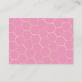 A Little Honey Shower Guess The Honeycombs Ticket Informatiekaartje (Achterkant)