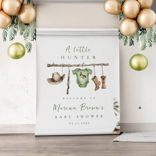 A Little Hunter is onderweg naar Backdrop Wandkleed