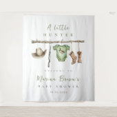 A Little Hunter is onderweg naar Backdrop Wandkleed (Voorkant)