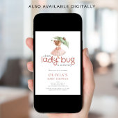 A Little Lady Bug Baby Shower Kaart