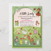 A Little Lady is on Her Way Ladybug Garden Kaart (Voorkant)