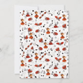 A Little Lady is on Her Way Ladybug Garden Kaart (Achterkant)