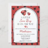 A Little Love Bug Baby Shower Invitation Kaart (Voorkant)