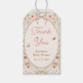 A Little Love Bug Baby Shower Thank You Cadeaulabel (Voorkant)