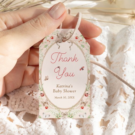 A Little Love Bug Baby Shower Thank You Cadeaulabel