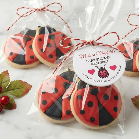 A Little Love Bug Is On The Way Ladybug Bedankjes Labels