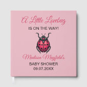 A Little Love Bug Is On The Way Ladybug Gastenboek (Voorkant)