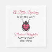A Little Love Bug Is On The Way Ladybug Servet (Voorkant)