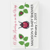 A Little Love Bug Is On The Way Ladybug Spandoek (Verticaal)