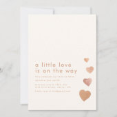 A Little Love is op het Way Heart Baby shower Kaart (Voorkant)
