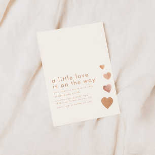 A Little Love is op het Way Heart Baby shower Kaart