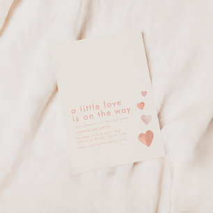 A Little Love is op het Way Heart Baby shower Kaart