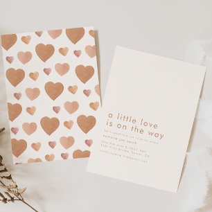 A Little Love is op het Way Heart Baby shower Kaart