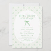 A Little Lucky Charm Is on the Way Baby Shower Kaart (Voorkant)