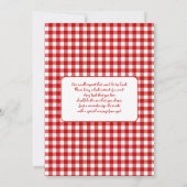 A Little Meatball Baby Shower Kaart (Achterkant)