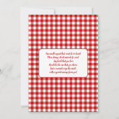 A Little Meatball Is On the Way Baby Shower Kaart (Achterkant)