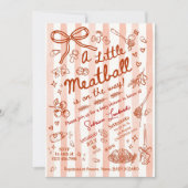 A little Meatball is on the way Kaart (Voorkant)