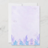 a Little Mermaid is on her way  Bedankkaart (Achterkant)