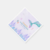 a Little Mermaid is on her way Girl Baby Shower Servet (Hoek)