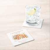 A Little Miracle Rainbow Baby Shower Kartonnen Onderzetters (Insitu)