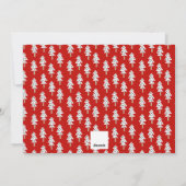 A Little Naughty | Red | Photo Feestdagenkaart (Achterkant)