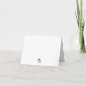 A Little Peach Folded Thank You Card Bedankkaart (Achterkant)
