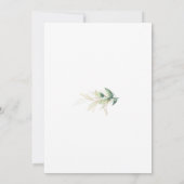 A Little Peanut Baby Shower Invitation Kaart (Achterkant)