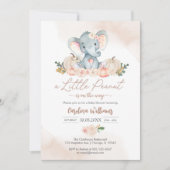 A Little Peanut Baby Shower Invitation Kaart (Voorkant)